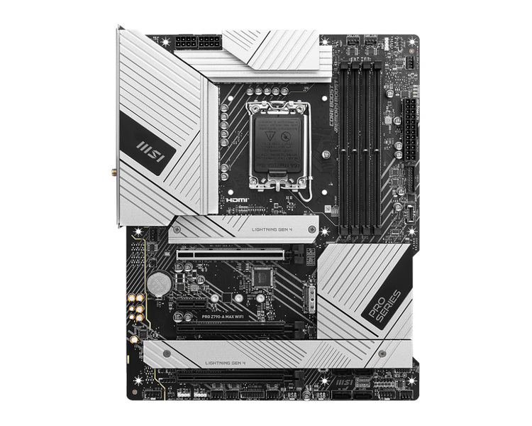 Zdjęcie produktu: Płyta główna MSI PRO Z790-A MAX WIFI DDR5 LGA1700 Zdjęcie produktu: Płyta główna MSI PRO Z790-A MAX WIFI DDR5 LGA1700
