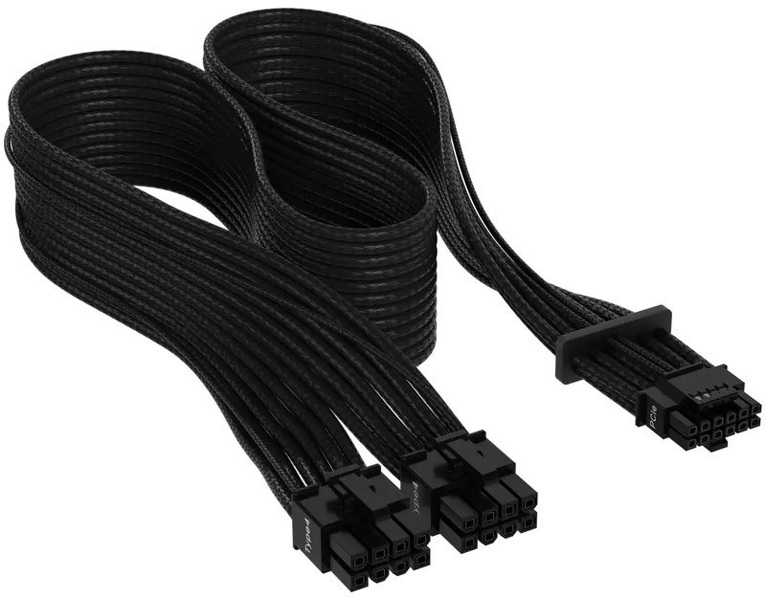 Zdjęcie produktu: Kabel Corsair 12VHPWR 12+4 adapter do zasilania kart graficznych PCIe 5.0 Zdjęcie produktu: Kabel Corsair 12VHPWR 12+4 adapter do zasilania kart graficznych PCIe 5.0