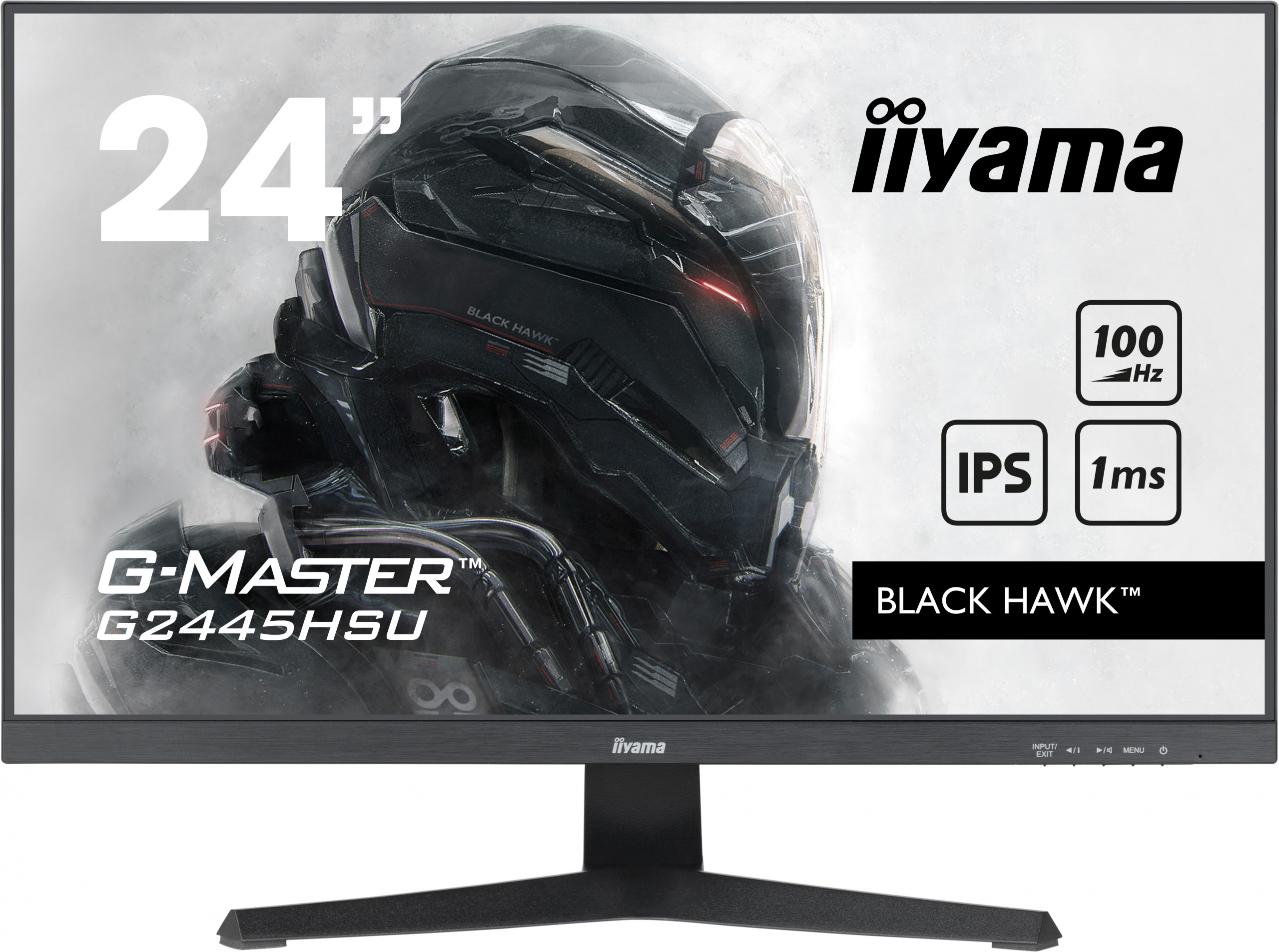 iiyama G-Master G2445HSU-B1 Black Hawk 24" FHD IPS 100Hz 1ms FreeSync - z gwarancją iiyama 3 lata - zero martwych pikseli 30 dni iiyama G-Master G2445HSU-B1 Black Hawk 24" FHD IPS 100Hz 1ms FreeSync - z gwarancją iiyama 3 lata - zero martwych pikseli 30 dni