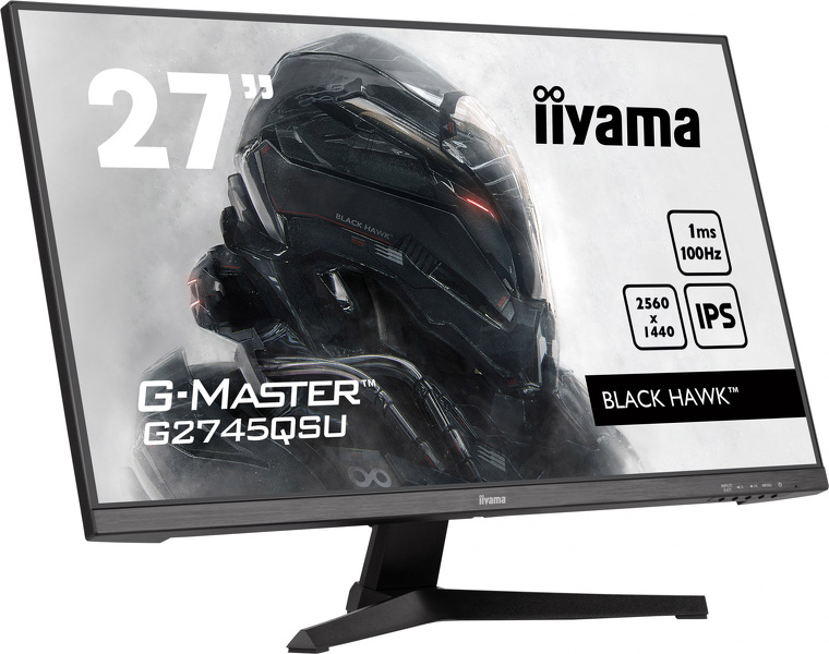 Zdjęcie produktu: iiyama G-Master G2745QSU-B1 Black Hawk 27" WQHD IPS 100Hz 1ms FreeSync - z gwarancją iiyama 3 lata - zero martwych pikseli 30 dni