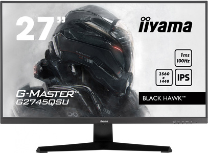 Miniatura produktu: iiyama G-Master G2745QSU-B1 Black Hawk 27" WQHD IPS 100Hz 1ms FreeSync - z gwarancją iiyama 3 lata - zero martwych pikseli 30 dni