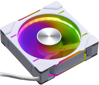 Miniatura produktu: Wentylator Phanteks D30 PWM Regular Airflow ARGB 120mm, biały egzemplarz ze zwrotu