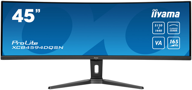 Miniatura produktu: IIyama XCB4594DQSN-B1 45" VA 165Hz WQHD