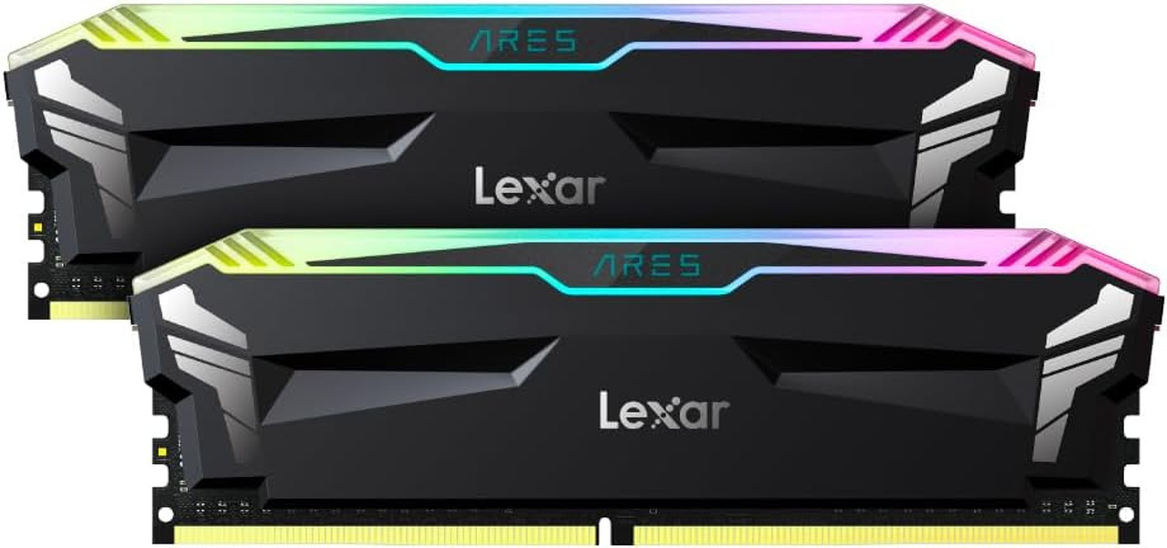 Zdjęcie produktu: Pamięć Lexar ARES Gaming RGB DDR4 16GB (2x8GB) 3600MHz CL18 czarna LD4BU008G-R3600GDLA