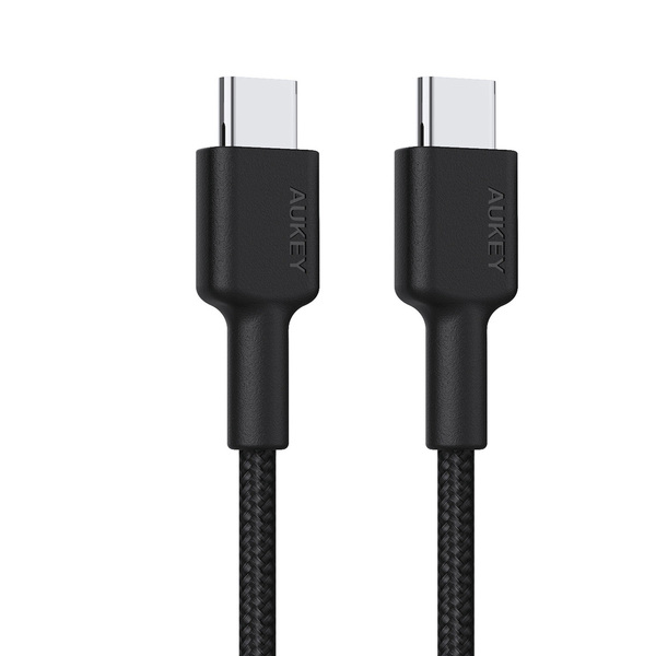 Zdjęcie produktu: Kabel przewód USB Typ-C do TYP-C 2.0 90cm Aukey 18W oplot (CB-CD45) Zdjęcie produktu: Kabel przewód USB Typ-C do TYP-C 2.0 90cm Aukey 18W oplot (CB-CD45)