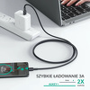 Miniatura zdjęcia: Kabel przewód USB Typ-C do TYP-C 2.0 90cm Aukey 18W oplot (CB-CD45) Miniatura zdjęcia: Kabel przewód USB Typ-C do TYP-C 2.0 90cm Aukey 18W oplot (CB-CD45)