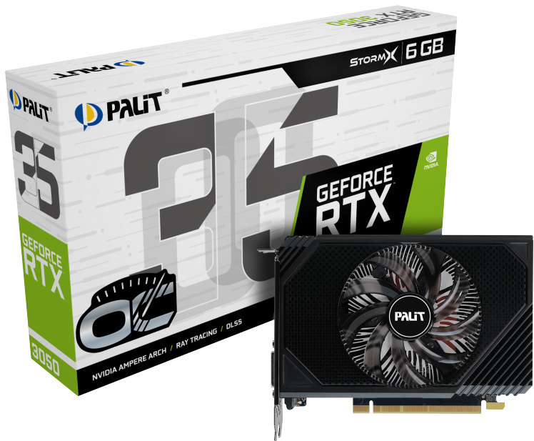 Palit GeForce RTX 3050 StormX OC 6GB GDDR6 (NE63050S18JE-1070F) Palit GeForce RTX 3050 StormX OC 6GB GDDR6 (NE63050S18JE-1070F)
