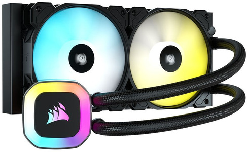 Miniatura produktu: Chłodzenie wodne Corsair H100 RGB 240mm (CW-9060053-WW)