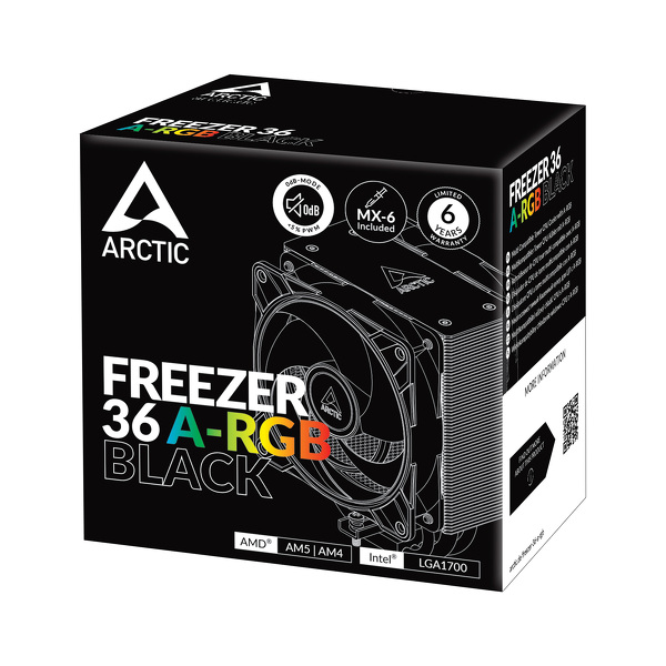 Zdjęcie produktu: Chłodzenie CPU Arctic Freezer 36 ARGB Black
