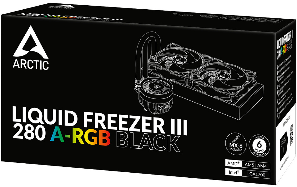 Zdjęcie produktu: Arctic Liquid Freezer III 280 ARGB Black