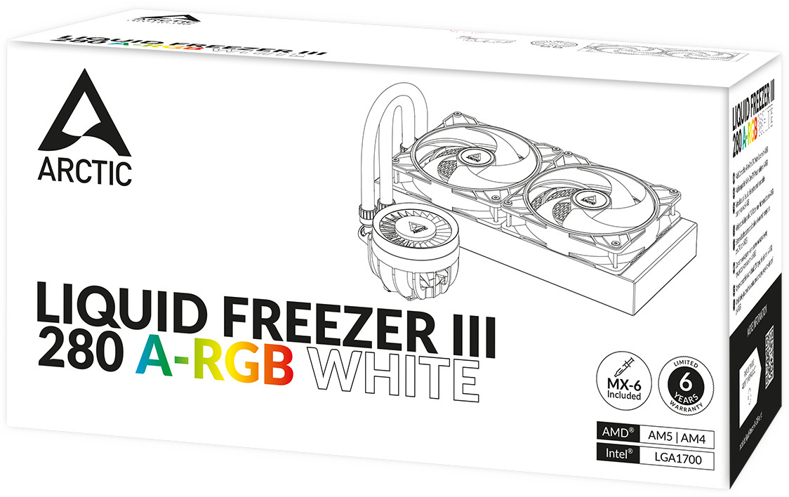 Arctic Liquid Freezer III 280 ARGB White