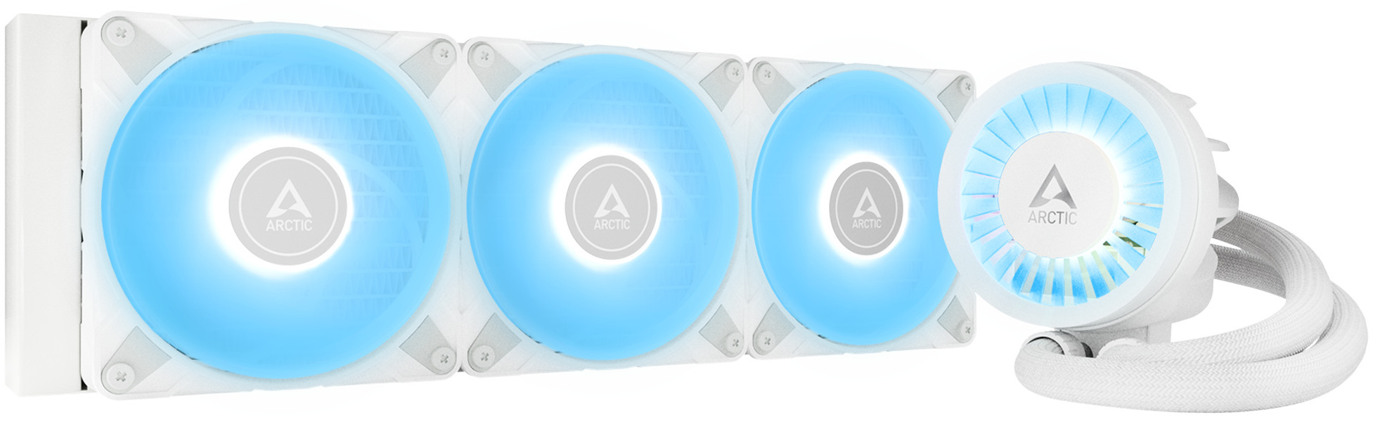 Zdjęcie produktu: Chłodzenie wodne Arctic Liquid Freezer III 360 ARGB White (ACFRE00152A) Zdjęcie produktu: Chłodzenie wodne Arctic Liquid Freezer III 360 ARGB White (ACFRE00152A)