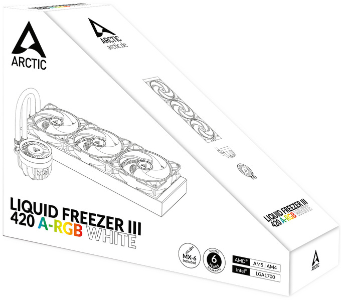 Zdjęcie produktu: Arctic Liquid Freezer III 420 ARGB White