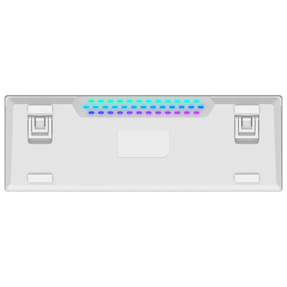 Klawiatura Rampage RADIANT K11 RED RGB USB-C - biała