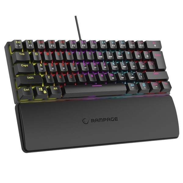 Zdjęcie produktu: Klawiatura Rampage PLOWER K60 Blue RGB