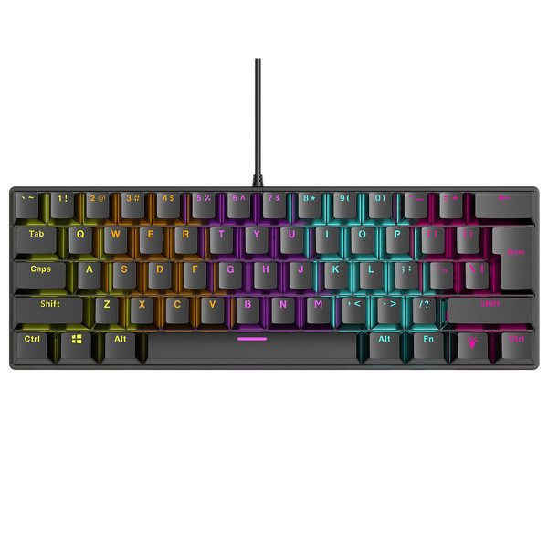 Zdjęcie produktu: Klawiatura Rampage PLOWER K60 Blue RGB