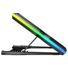 Miniatura zdjęcia: Podstawka chłodząca pod laptopa Rampage BREZZE 5 Fan RGB LCD