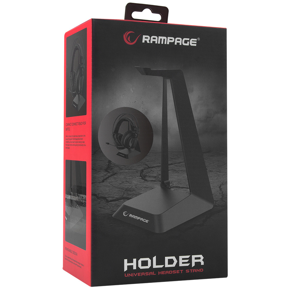 Stojak na słuchawki Rampage HOLDER Czarny Stojak na słuchawki Rampage HOLDER Czarny