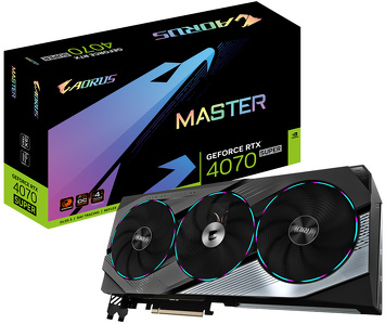 Miniatura produktu: Gigabyte GeForce RTX 4070 SUPER MASTER 12GB GDDR6X DLSS 3 (GV-N407SAORUS M-12GD)