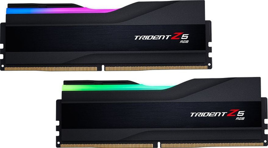 Miniatura produktu: Pamięć G.Skill Trident Z5 RGB DDR5 32GB (2x16GB) 6000MHz CL30 XMP3 F5-6000J3040F16GX2-TZ5RK Miniatura produktu: Pamięć G.Skill Trident Z5 RGB DDR5 32GB (2x16GB) 6000MHz CL30 XMP3 F5-6000J3040F16GX2-TZ5RK