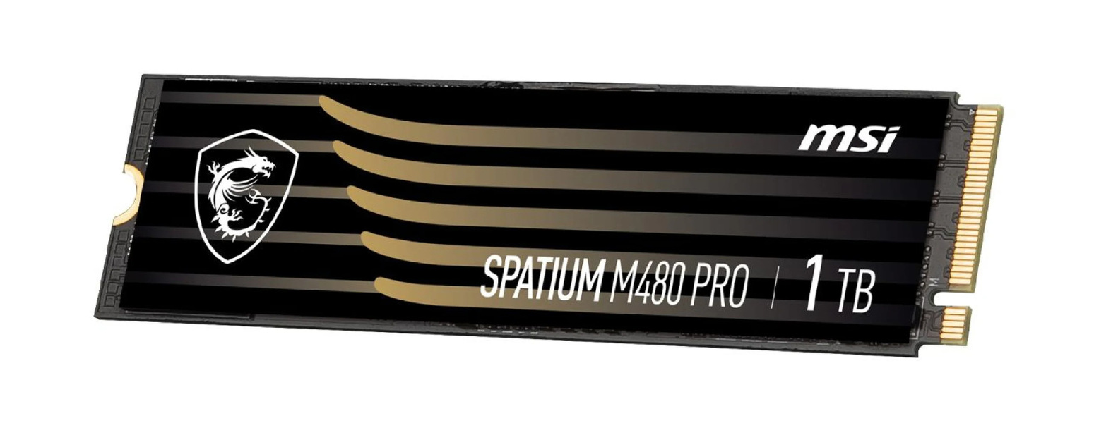 Zdjęcie produktu: MSI SSD 1TB SPATIUM M480 PRO M.2 PCIe NVMe