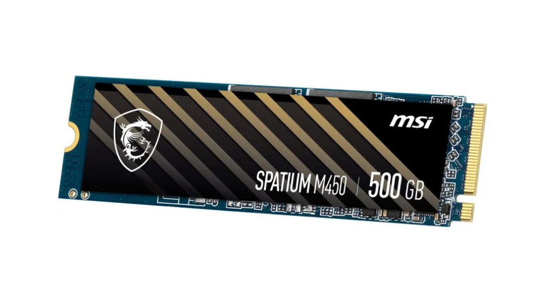 Zdjęcie produktu: Dysk MSI SSD 500GB SPATIUM M450 M.2 PCIe NVMe Gen4 Zdjęcie produktu: Dysk MSI SSD 500GB SPATIUM M450 M.2 PCIe NVMe Gen4