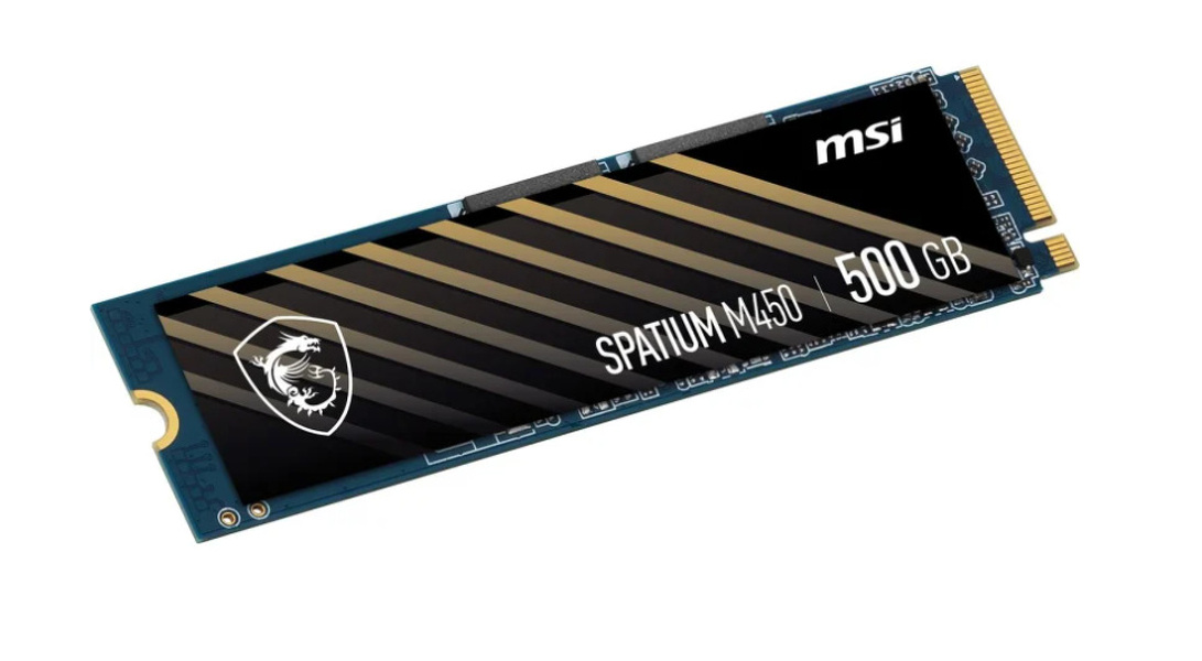 Zdjęcie produktu: Dysk MSI SSD 500GB SPATIUM M450 M.2 PCIe NVMe Gen4 Zdjęcie produktu: Dysk MSI SSD 500GB SPATIUM M450 M.2 PCIe NVMe Gen4