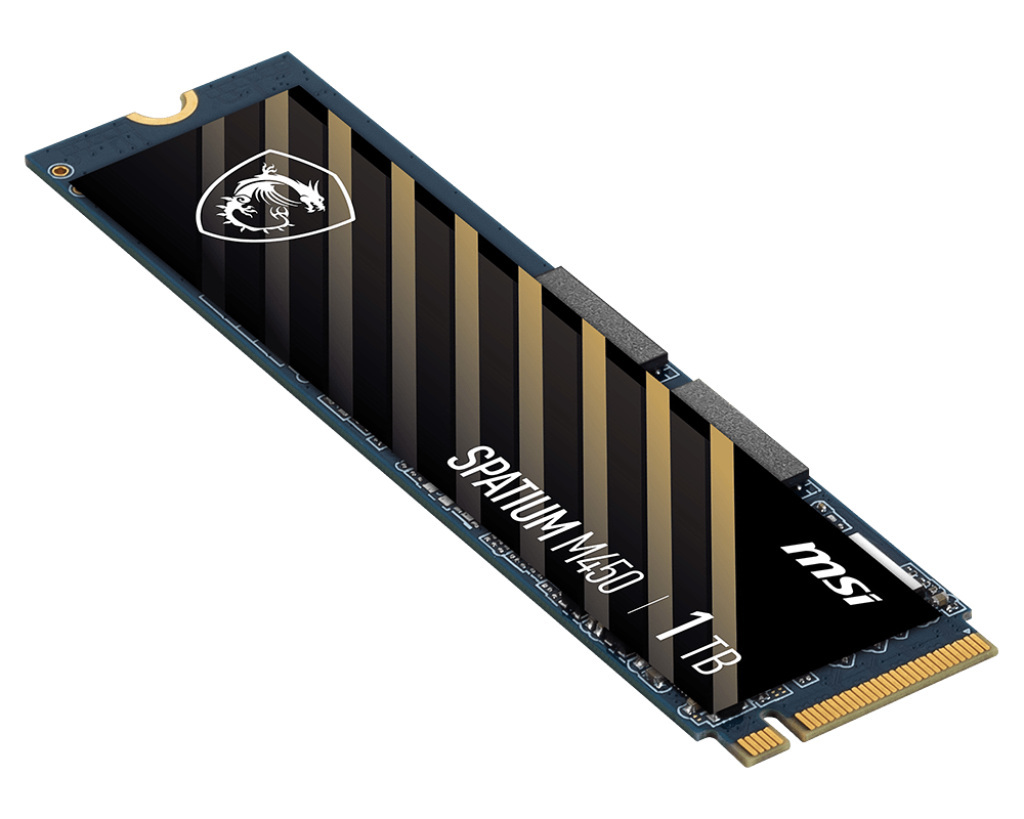 MSI SSD 1TB SPATIUM M450 M.2 PCIe NVMe Gen4 MSI SSD 1TB SPATIUM M450 M.2 PCIe NVMe Gen4