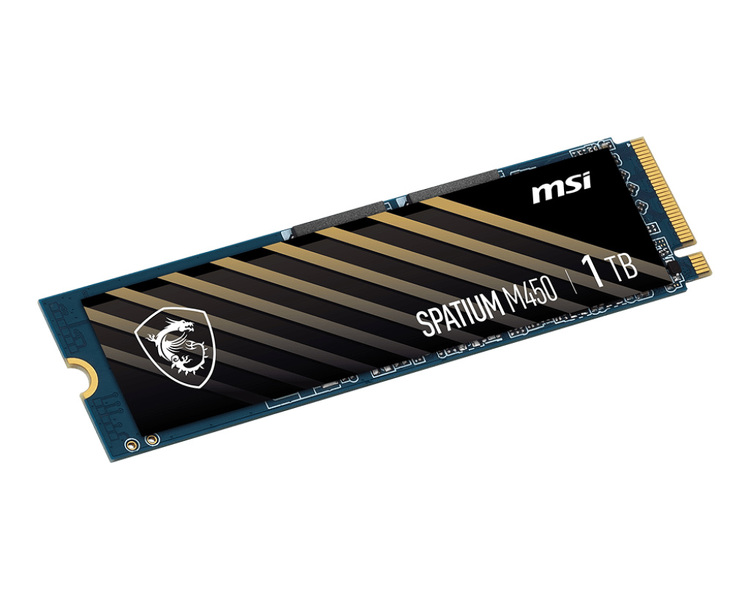 Zdjęcie produktu: MSI SSD 1TB SPATIUM M450 M.2 PCIe NVMe Gen4 Zdjęcie produktu: MSI SSD 1TB SPATIUM M450 M.2 PCIe NVMe Gen4