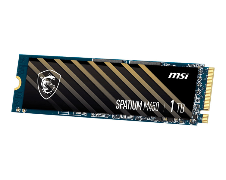Zdjęcie produktu: MSI SSD 1TB SPATIUM M450 M.2 PCIe NVMe Gen4 Zdjęcie produktu: MSI SSD 1TB SPATIUM M450 M.2 PCIe NVMe Gen4
