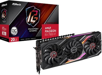 Miniatura produktu: ASRock Radeon RX 7900 XT Phantom 20GB PCI-E GDDR6 (RX7900XT PG 20GO)