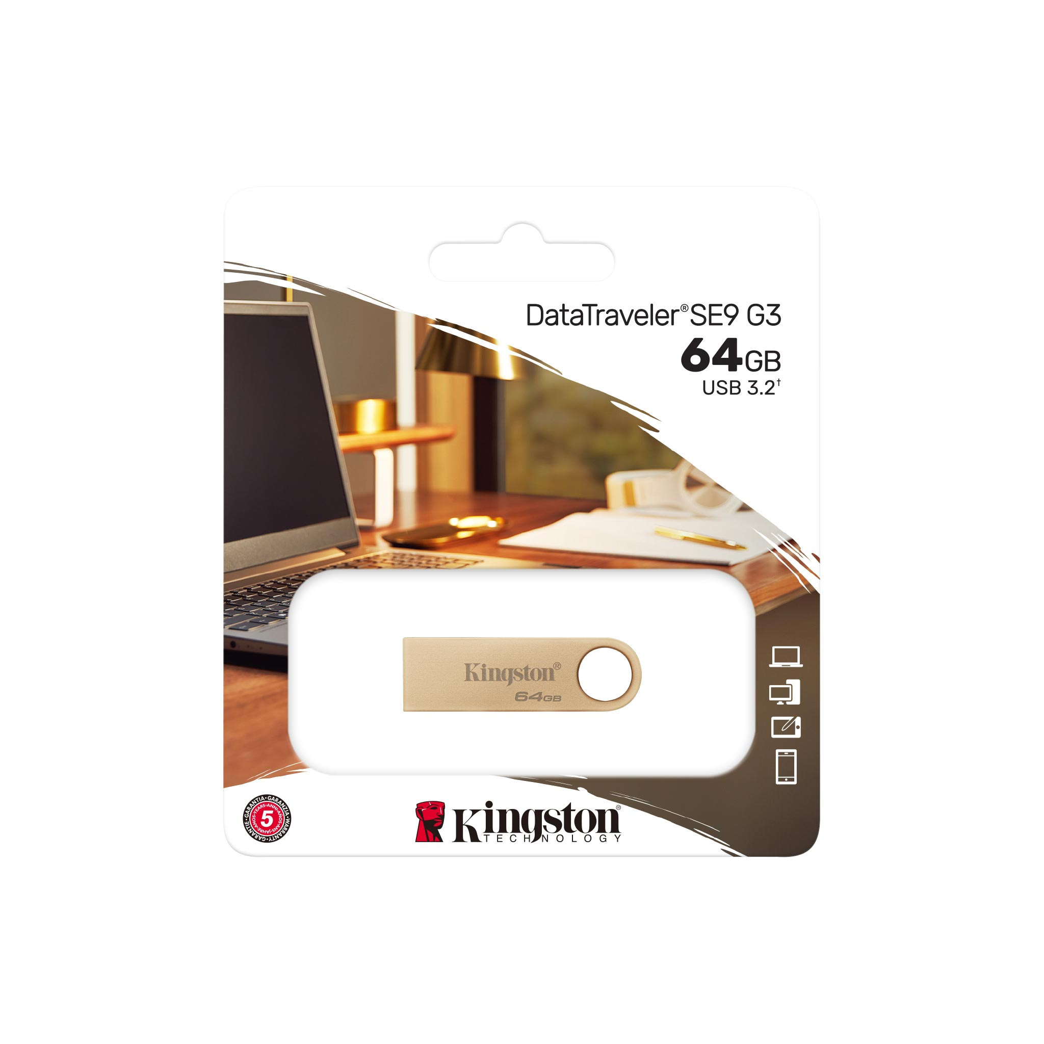 Pendrive Kingston 64GB USB 3.2 DataTraveler DTSE9G3/64GB