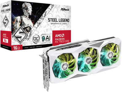 Miniatura produktu: ASRock Radeon RX 7900 GRE Steel Legend OC 16GB PCI-E GDDR6 (RX7900GRE SL 16GO)