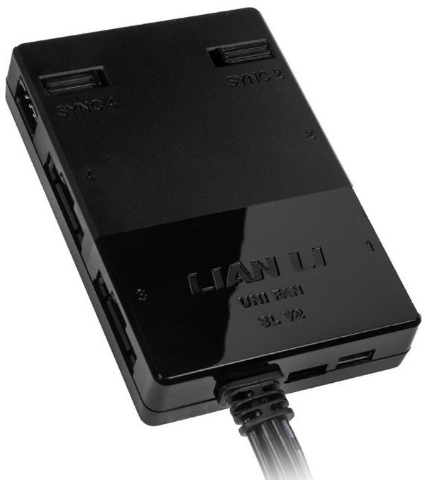 Zdjęcie produktu: Kontroler wentylatorów Lian Li SL UNI HUB SLV2 Series Fan Contoller Black Zdjęcie produktu: Kontroler wentylatorów Lian Li SL UNI HUB SLV2 Series Fan Contoller Black