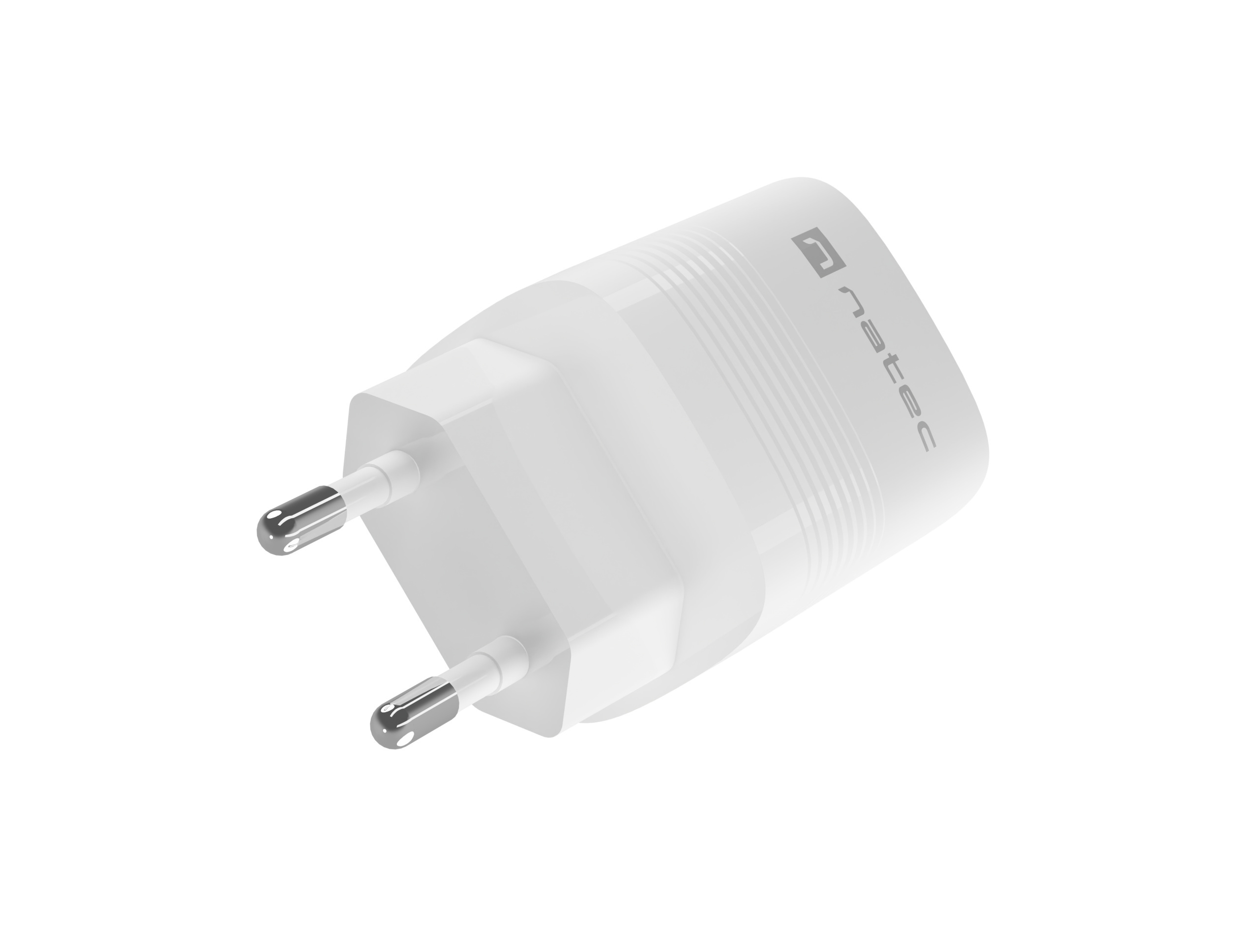 Natec Ribera GaN 1xUSB-A+1xUSB-C 30W Biała Natec Ribera GaN 1xUSB-A+1xUSB-C 30W Biała
