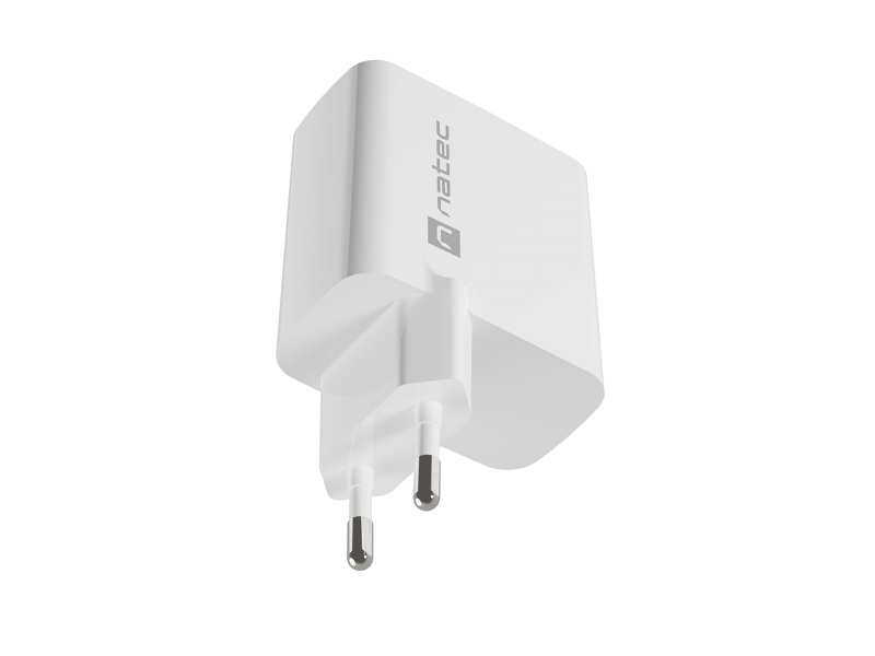 Zdjęcie produktu: Natec Ribera GaN 1xUSB-A+1xUSB-C 65W biała Zdjęcie produktu: Natec Ribera GaN 1xUSB-A+1xUSB-C 65W biała
