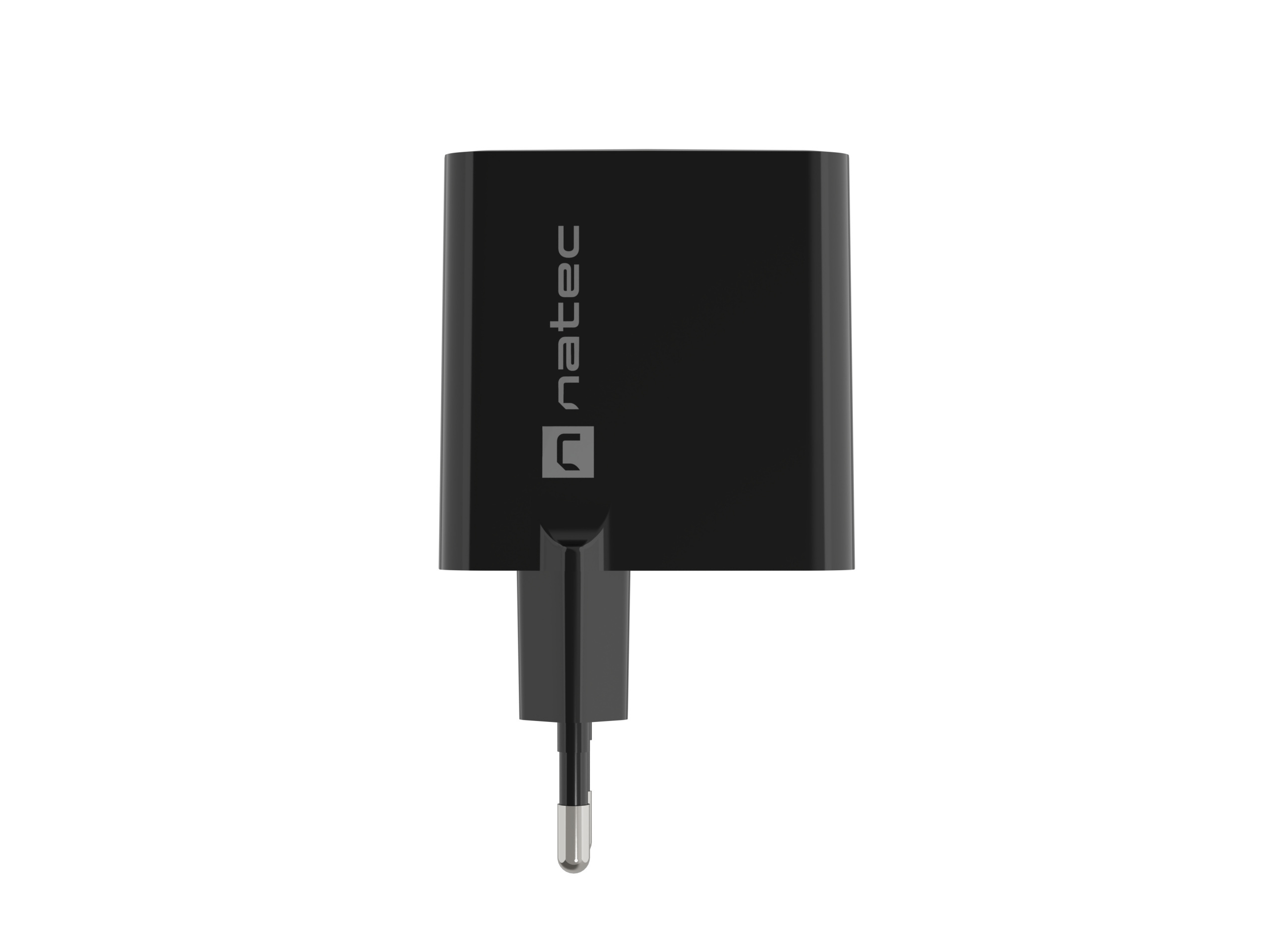 Natec Ribera GaN 1xUSB-A+1xUSB-C 65W czarna