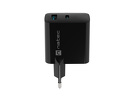 Miniatura zdjęcia: Natec Ribera GaN 1xUSB-A+1xUSB-C 65W czarna