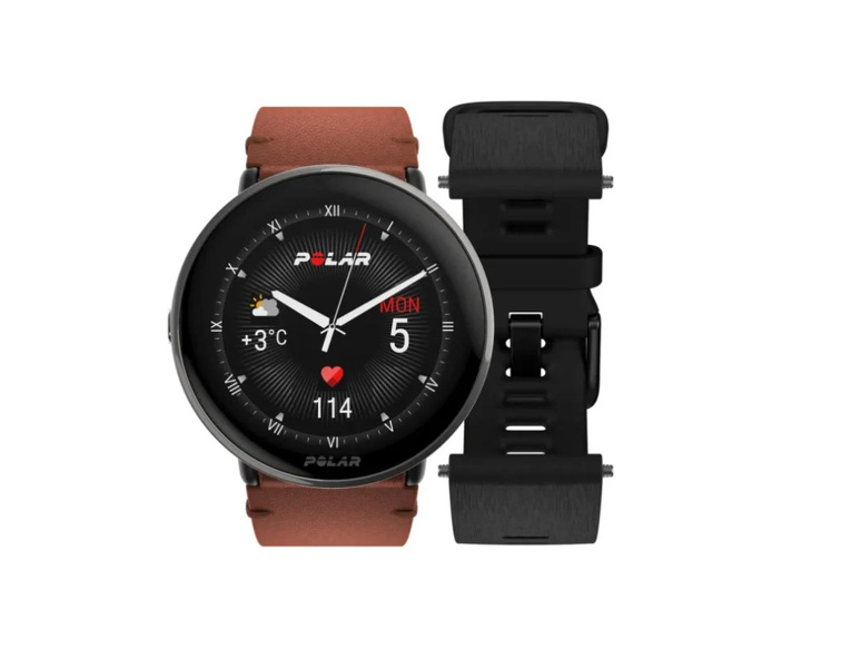 Zdjęcie produktu: Polar Ignite 3 Titanium brązowy skórzany M/L Zdjęcie produktu: Polar Ignite 3 Titanium brązowy skórzany M/L