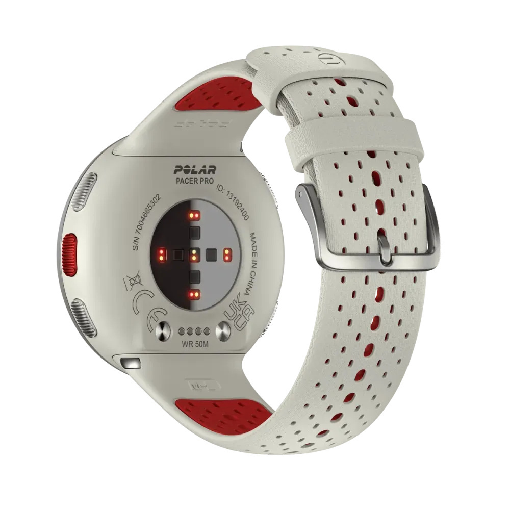 Polar Pacer PRO biało-czerwony S-L