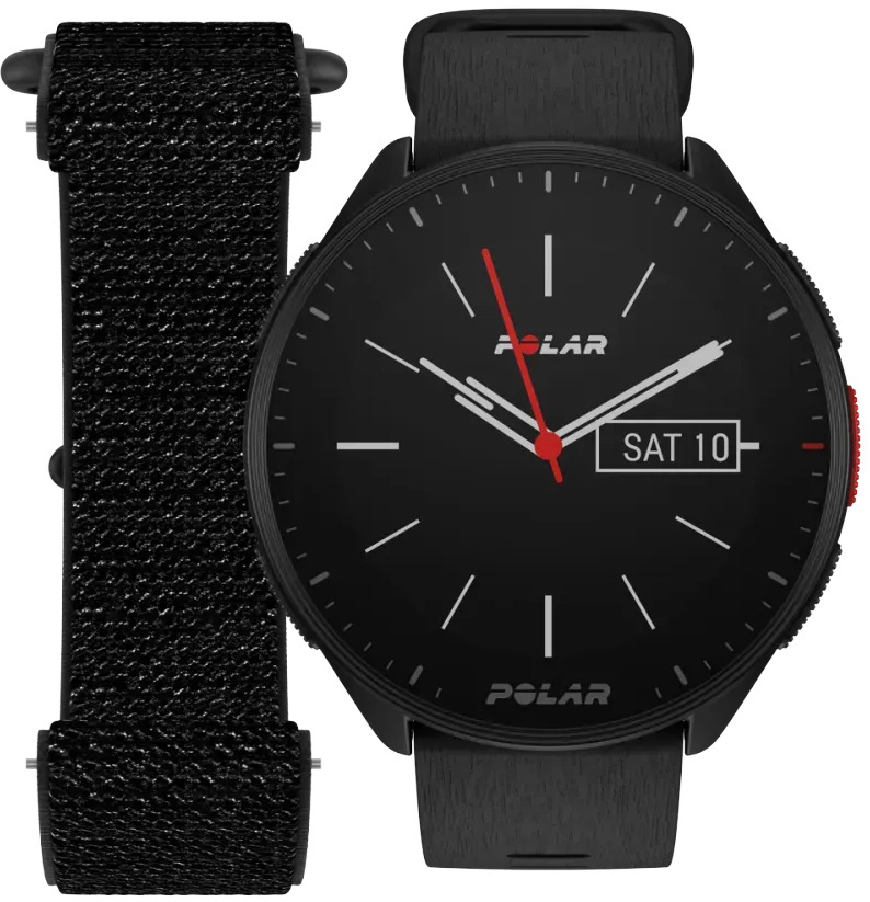 Polar Pacer czarny S-L + czarny na rzep M/L Polar Pacer czarny S-L + czarny na rzep M/L