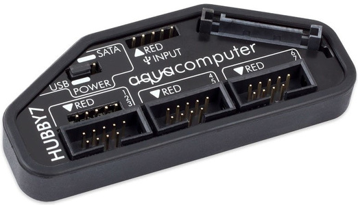 Miniatura produktu: Aquacomputer 53230 HUBBY7 internal USB 2.0 Hub