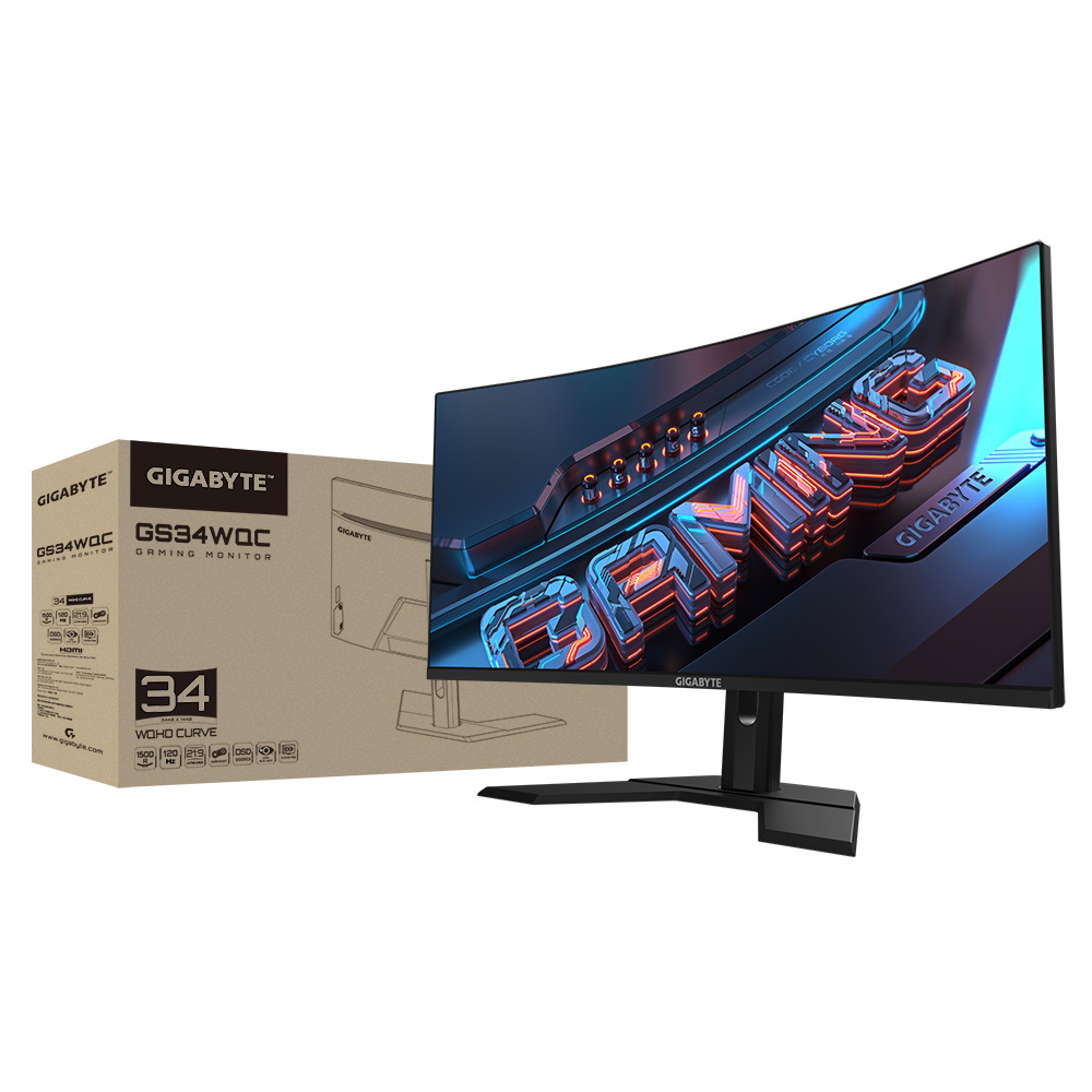Gigabyte GS34WQC Gaming UWQHD VA 120Hz 1ms