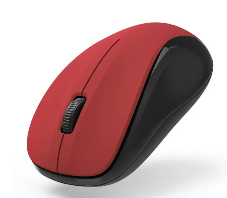 Mysz bezprzewodowa Hama MW-300 V2, 1200DPI 3-przyciski - czerwony