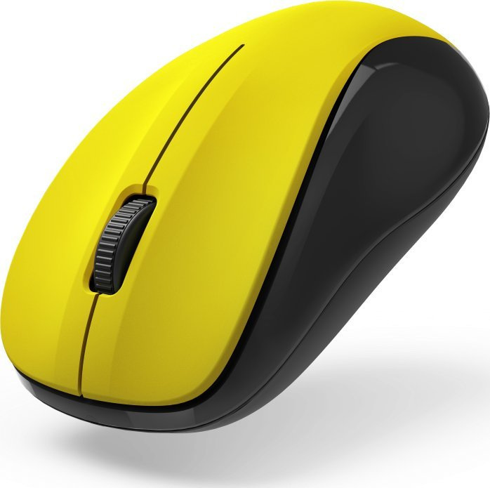 Mysz bezprzewodowa Hama MW-300 V2, 1200DPI 3-przyciski - żółty Mysz bezprzewodowa Hama MW-300 V2, 1200DPI 3-przyciski - żółty