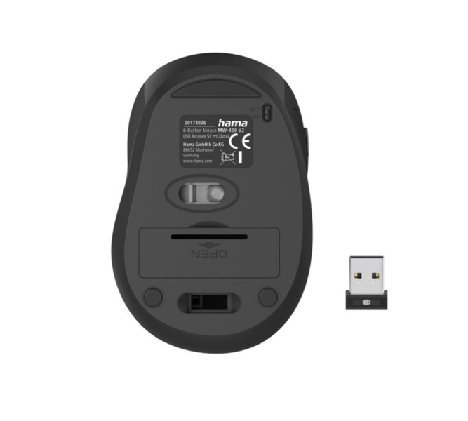 Zdjęcie produktu: Mysz bezprzewodowa Hama MW-400 V2", 1600DPI, 6-przycisków, USB - czerwony Zdjęcie produktu: Mysz bezprzewodowa Hama MW-400 V2", 1600DPI, 6-przycisków, USB - czerwony