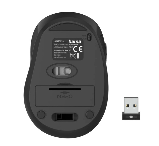 Zdjęcie produktu: Mysz bezprzewodowa Hama MW-400 V2", 1600DPI, 6-przycisków, USB - żółty Zdjęcie produktu: Mysz bezprzewodowa Hama MW-400 V2", 1600DPI, 6-przycisków, USB - żółty