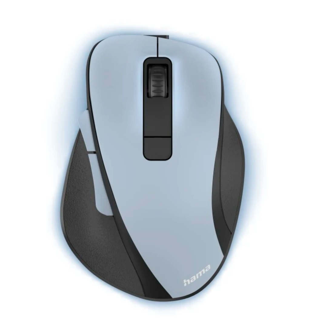 Mysz bezprzewodowa Hama MW-500 Recharge, 1600DPI, 6 przycisków, akumulator - niebieski Mysz bezprzewodowa Hama MW-500 Recharge, 1600DPI, 6 przycisków, akumulator - niebieski