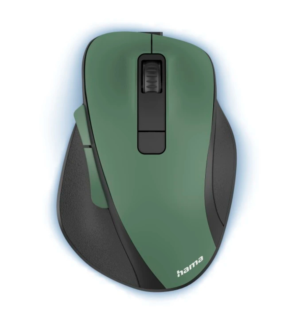 Mysz bezprzewodowa Hama MW-500 Recharge, 1600DPI, 6 przycisków, akumulator - zielony Mysz bezprzewodowa Hama MW-500 Recharge, 1600DPI, 6 przycisków, akumulator - zielony
