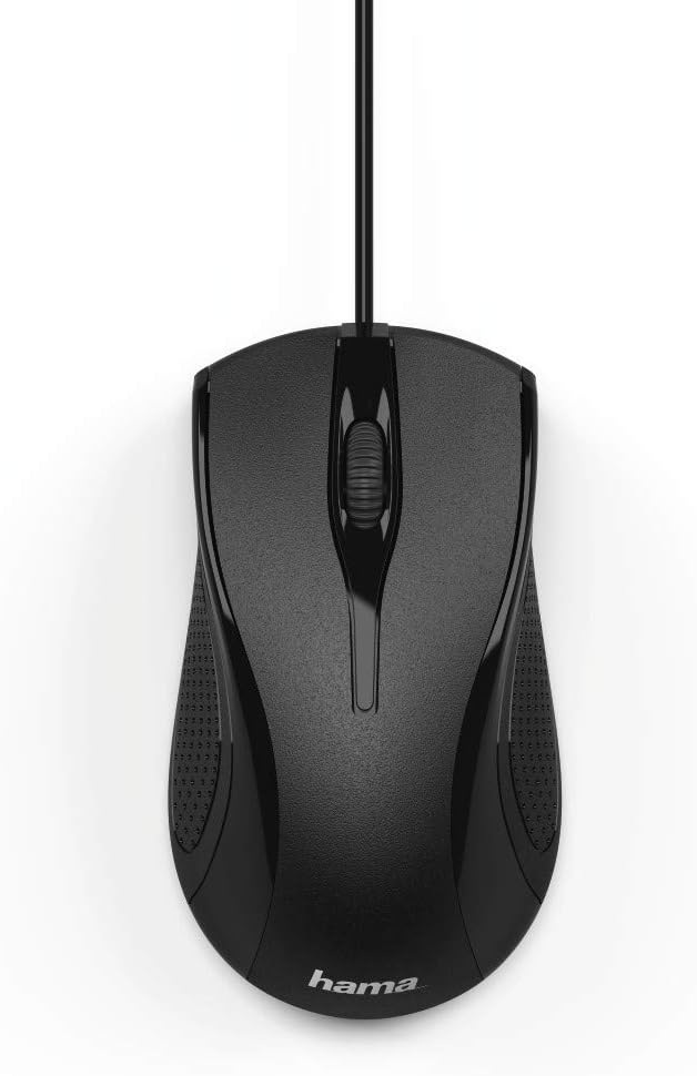 Mysz przewodowa Hama MC-200, 1000DPI, 3-przyciski - czarna Mysz przewodowa Hama MC-200, 1000DPI, 3-przyciski - czarna